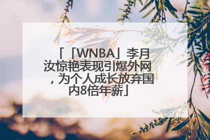 「WNBA」李月汝惊艳表现引爆外网，为个人成长放弃国内8倍年薪