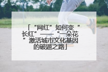 “网红”如何变“长红”——“一朵花”激活城市文化基因的破题之路