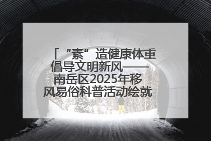 “素”造健康体重 倡导文明新风——南岳区2025年移风易俗科普活动绘就健康生活新图景