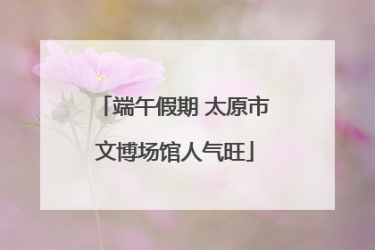 端午假期 太原市文博场馆人气旺