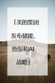 美的集团发布储能、热泵和AI战略