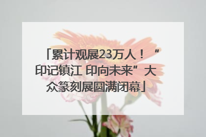 累计观展23万人！“印记镇江 印向未来”大众篆刻展圆满闭幕