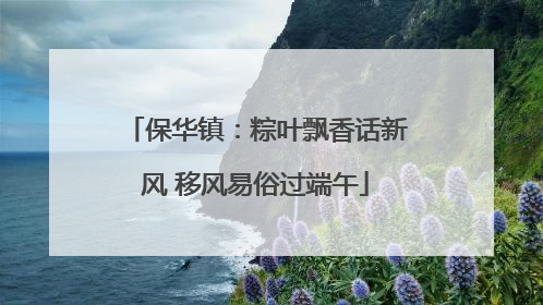 保华镇：粽叶飘香话新风 移风易俗过端午