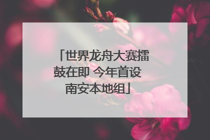 世界龙舟大赛擂鼓在即 今年首设南安本地组