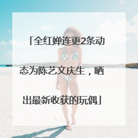 全红婵连更2条动态为陈艺文庆生，晒出最新收获的玩偶