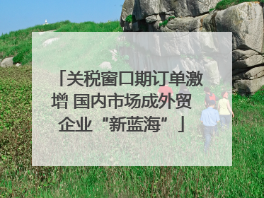 关税窗口期订单激增 国内市场成外贸企业“新蓝海”