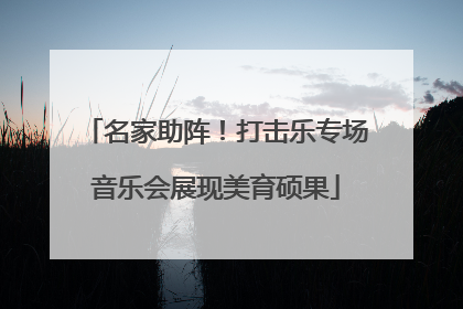 名家助阵！打击乐专场音乐会展现美育硕果
