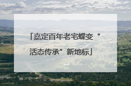 嘉定百年老宅蝶变“活态传承”新地标