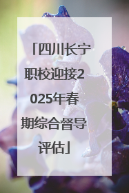 四川长宁职校迎接2025年春期综合督导评估