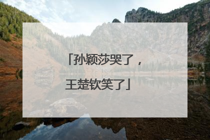 孙颖莎哭了，王楚钦笑了