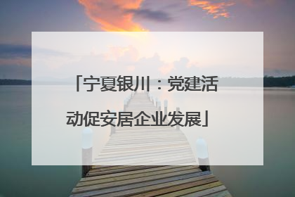 宁夏银川：党建活动促安居企业发展