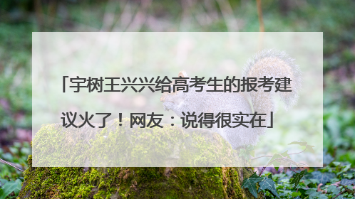 宇树王兴兴给高考生的报考建议火了！网友：说得很实在