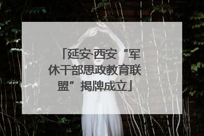 延安·西安“军休干部思政教育联盟”揭牌成立