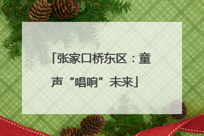 张家口桥东区：童声“唱响”未来