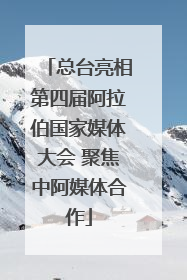 总台亮相第四届阿拉伯国家媒体大会 聚焦中阿媒体合作