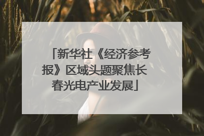 新华社《经济参考报》区域头题聚焦长春光电产业发展
