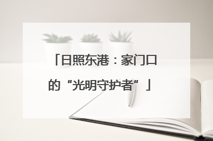 日照东港：家门口的“光明守护者”