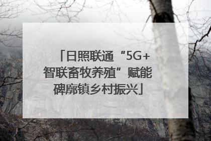 日照联通“5G+智联畜牧养殖”赋能碑廓镇乡村振兴