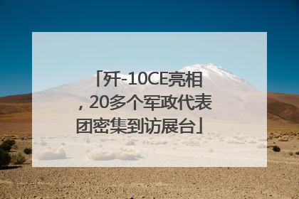 歼-10CE亮相，20多个军政代表团密集到访展台