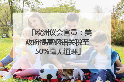 欧洲议会官员：美政府提高钢铝关税至50%毫无道理