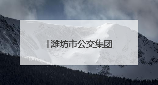 潍坊市公交集团智慧出行惠民生 便民服务暖人心