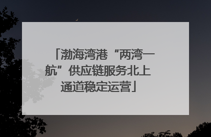 渤海湾港“两湾一航”供应链服务北上通道稳定运营