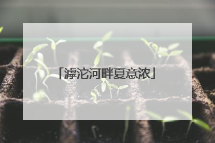 滹沱河畔夏意浓