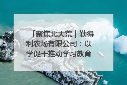 聚焦北大荒｜勤得利农场有限公司：以学促干推动学习教育“升温提速”