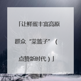 让鲜蛋丰富高原群众“菜篮子”（点赞新时代）