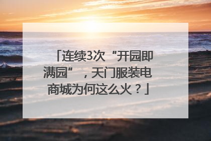 连续3次“开园即满园”，天门服装电商城为何这么火？