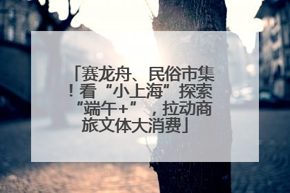 赛龙舟、民俗市集！看“小上海”探索“端午+”，拉动商旅文体大消费
