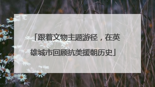 跟着文物主题游径，在英雄城市回顾抗美援朝历史