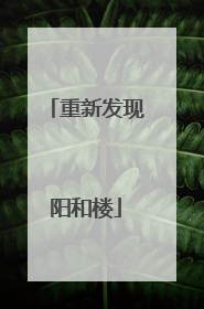 重新发现阳和楼