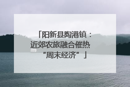 阳新县陶港镇：近郊农旅融合催热“周末经济”