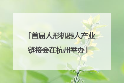 首届人形机器人产业链接会在杭州举办