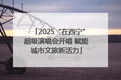 2025“在西宁”超级演唱会开唱 赋能城市文旅新活力