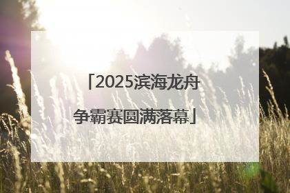 2025滨海龙舟争霸赛圆满落幕